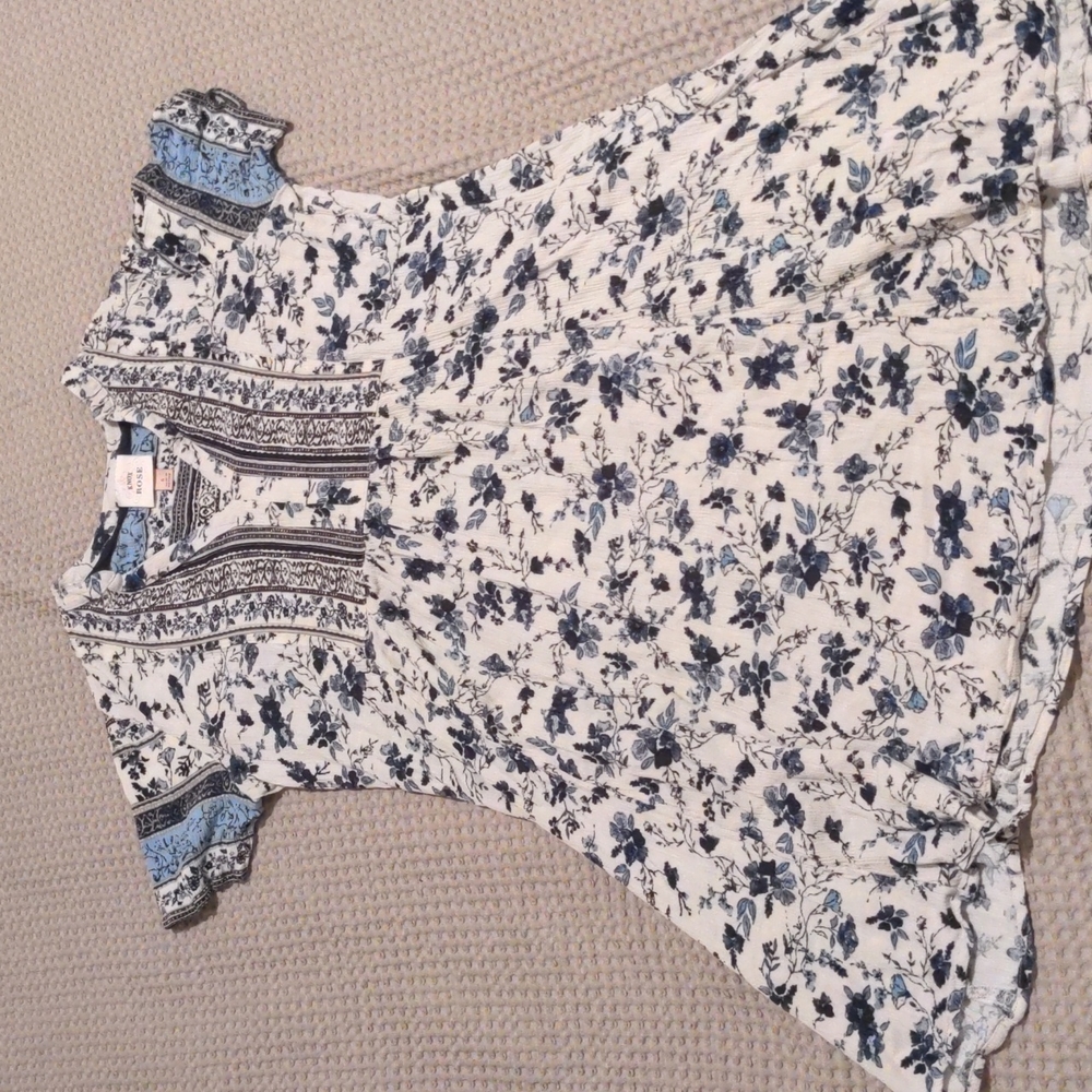 Knox Rose Womens Mini Dress Size S Boho Flowy
